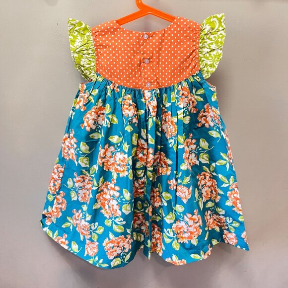 Eleanor Rose Harrington Floral‎ Gigi Dress - Size 7/8 - Picture 3 of 4